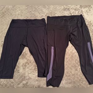 Athleta Ultimate Stash bundle crop and tight
